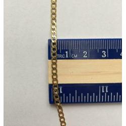 14 Karaat "585" Geel Gouden Ketting Gourmet 50 cm
