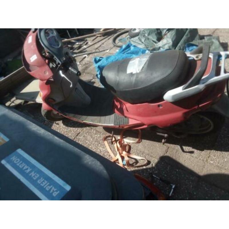 Op knap scooter