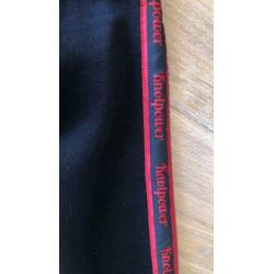 Knolpower hoodie, trui met capuchon zwart, rood maat 158/164