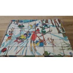 Scie France grote blokpuzzel jaren 30