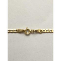 14 Karaat "585" Geel Gouden Ketting Gourmet 50 cm