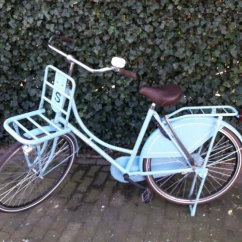 Dames/meisjes fiets lichtblauw