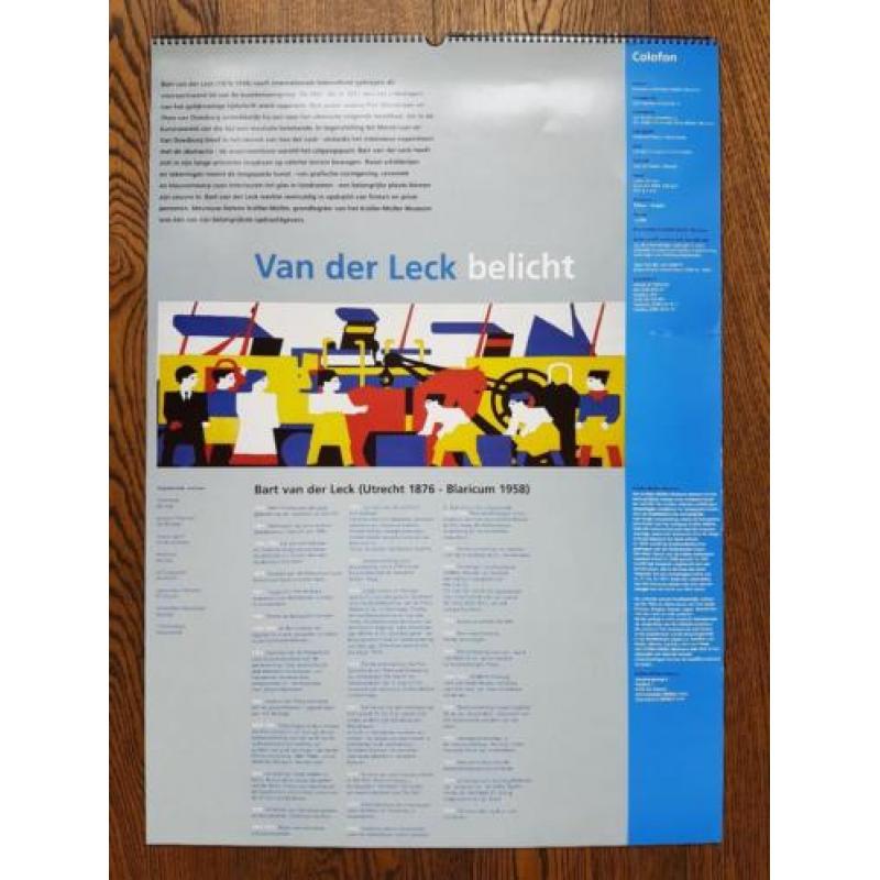 Van der Leck belicht - kalender 1994