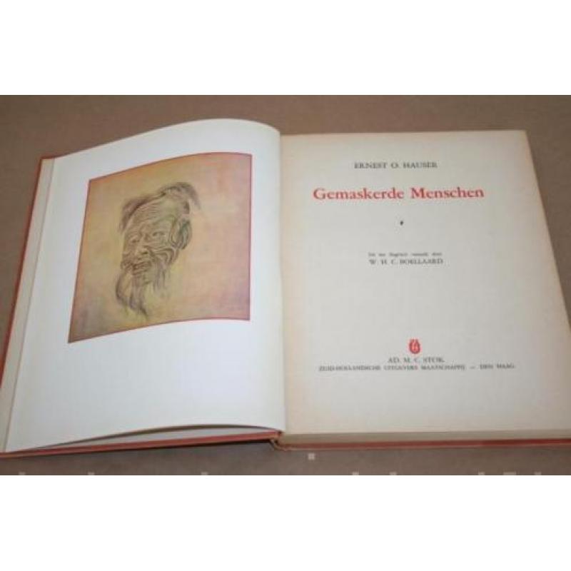 Gemaskerde menschen - Ernest O. Hauser - Over Japan 1935 !!
