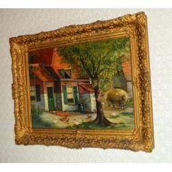 olieverf schilderij F.Troost 1945