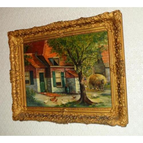 olieverf schilderij F.Troost 1945