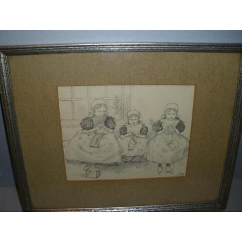 Potlood tekening uit 1938