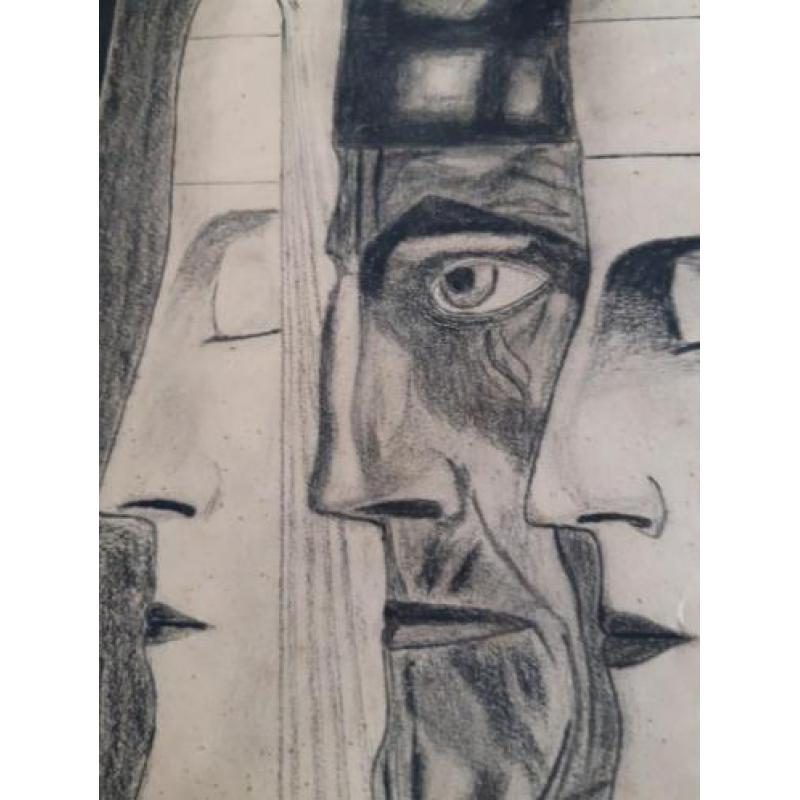 Tekening naar Jan Toorop