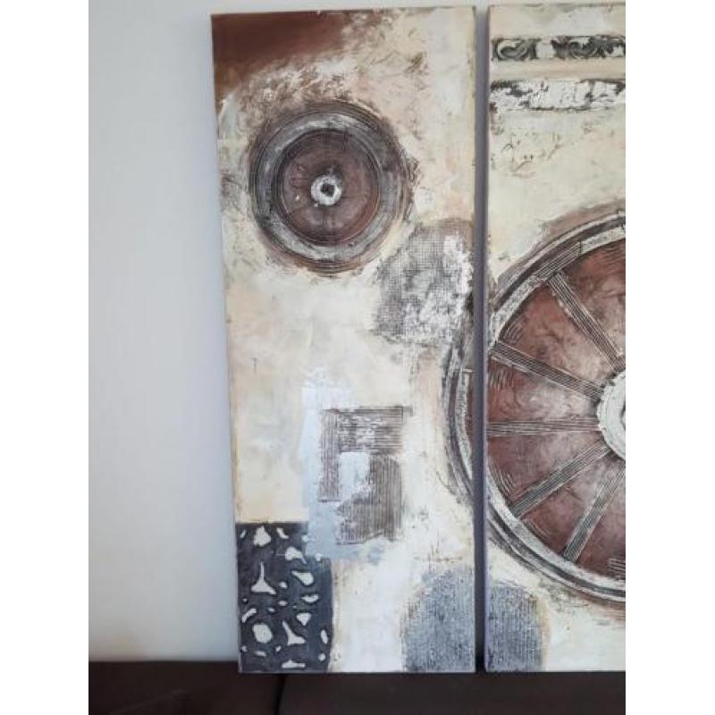 Schilderij, bxh = 60 x 160 per deel