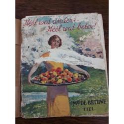 4 antieke kookboekjes uit de jaren 30