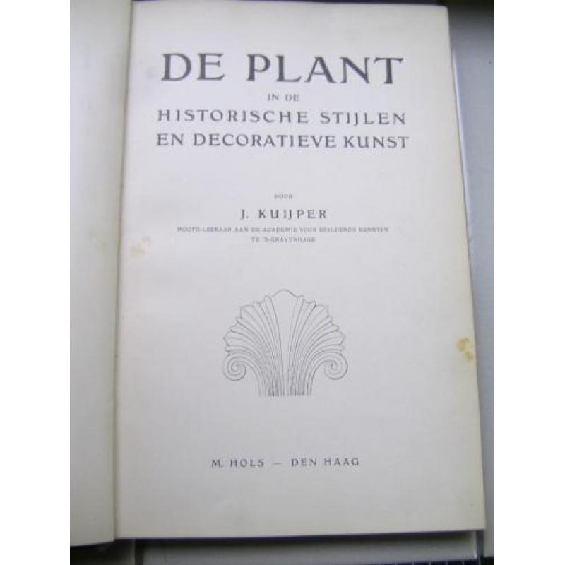 De plant in hist. stijlen en deco. kunst-J.Kuijper-1910