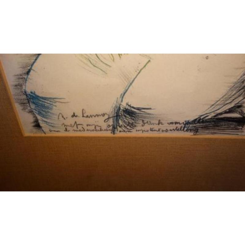 Rene de Lannoy inkttekening
