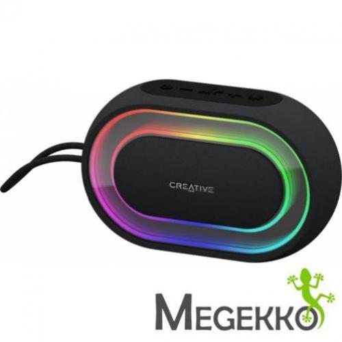 Creative Labs Halo Stereo portable speaker Zwart