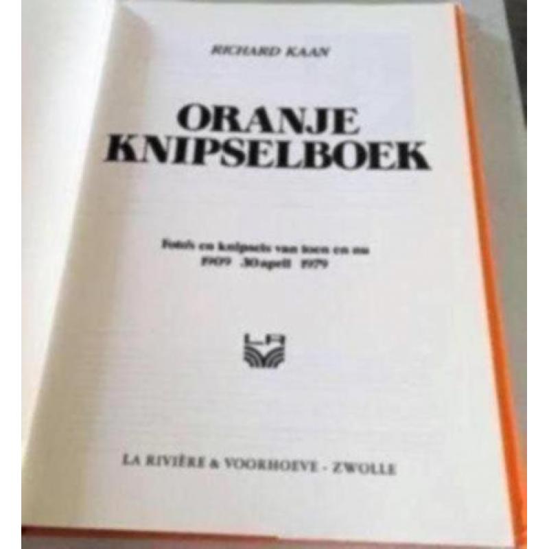 Oranje Knipselboek, richard kaan 30-4-1979