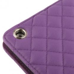 Paarse Ruit iPad 5 Air Hoes Case Cover