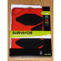 Griffin Survivor Apple iPad Air 1 hoes rood-zwart Case
