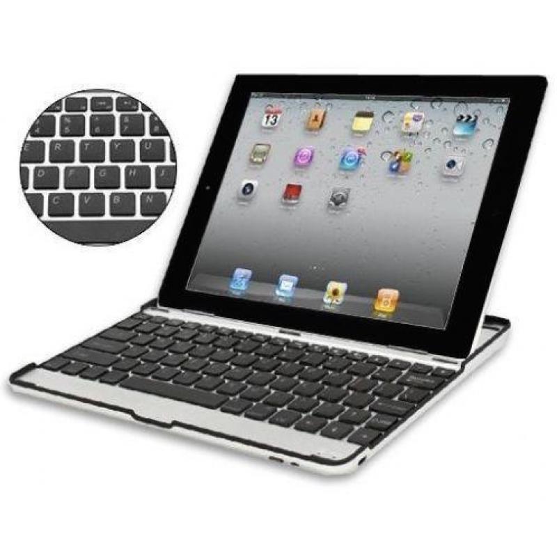 Toetsenbord in aluminium hoes voor Apple iPad (2017)