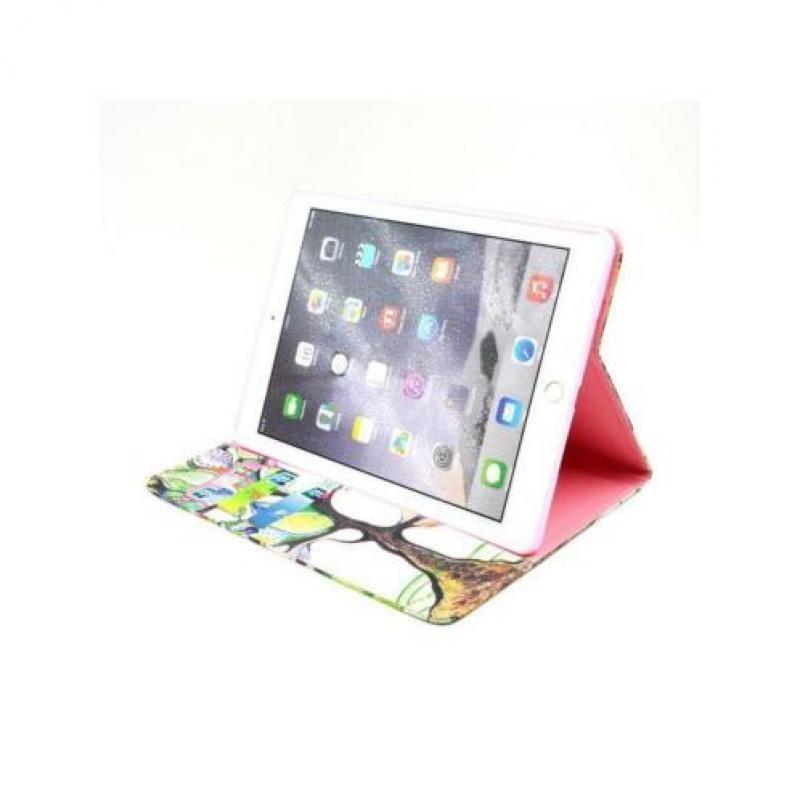 iPad Air 2 Flip case, cover, hoes Kleurrijke boom