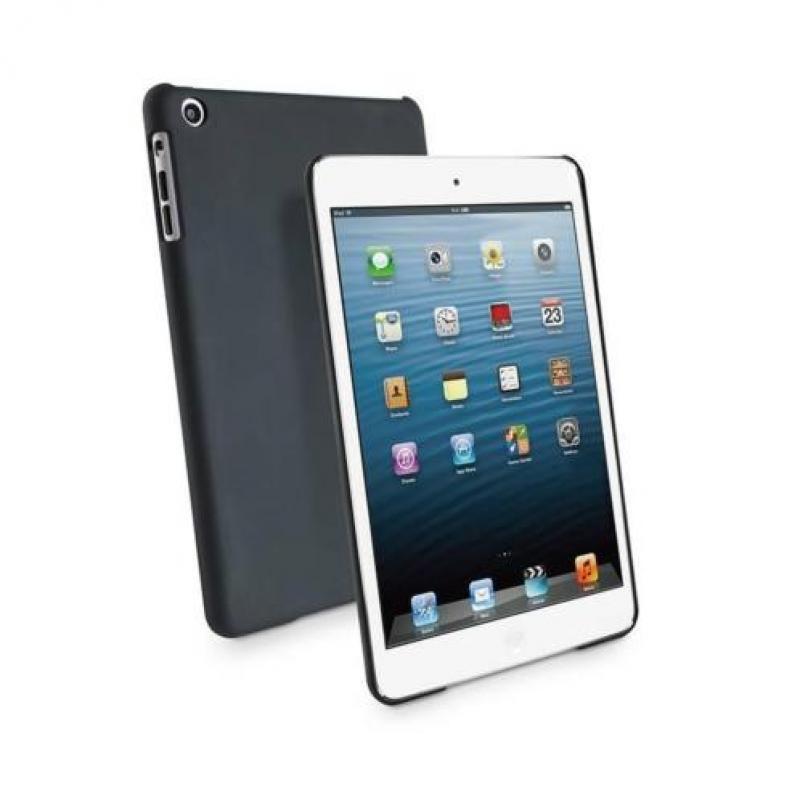 Muvit Rubberized Back Case Black voor Apple iPad Mini / iPa
