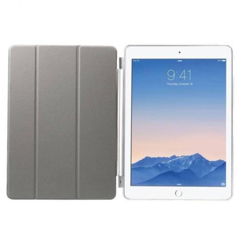 Apple iPad Air 2 - PU Lederen Case Flip Cover Tri-fold Stand