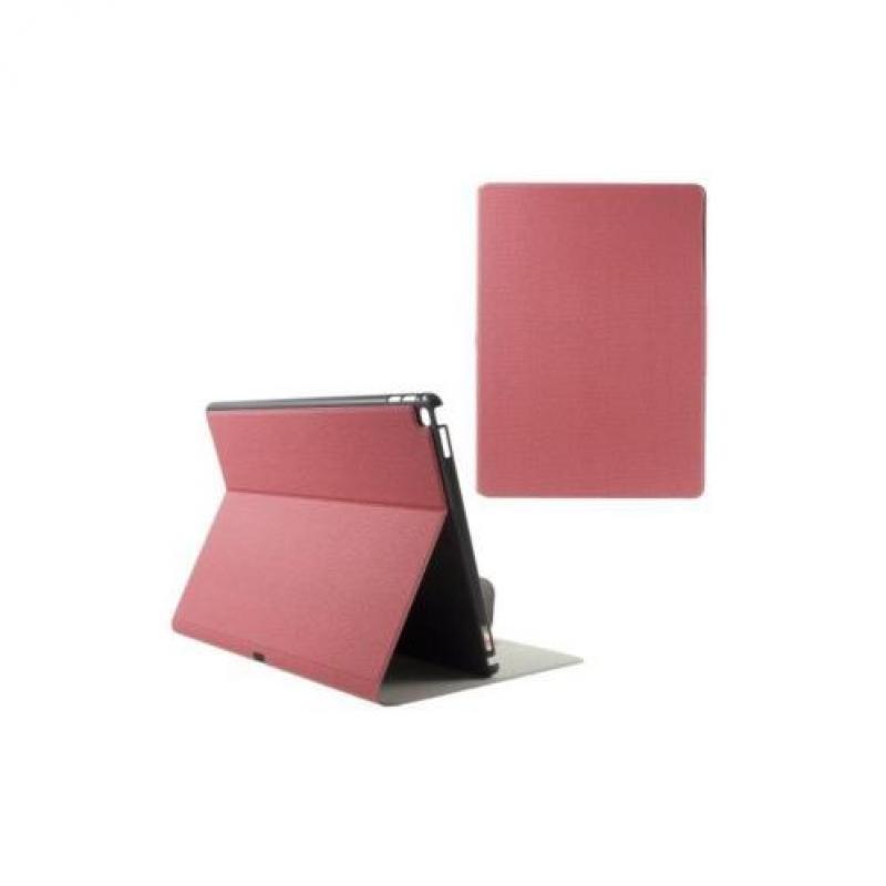 iPad Pro 12.9 - hoes, cover, case - PU leder - Roze