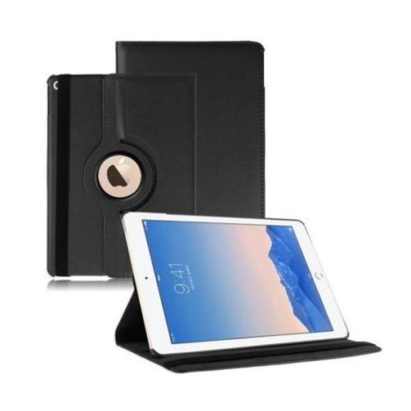 iPad 2017 (5e generatie) lederen hoes hoesje 360 graden case