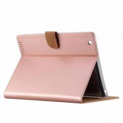 Ntech iPad 2 / 3 / 4 Rose Goud Booktype Kunstleer Hoesje Me