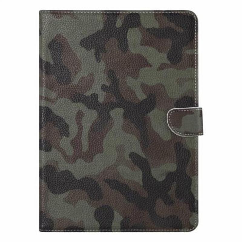 Ntech iPad Air Donker Camouflage Design Booktype Kunstleer