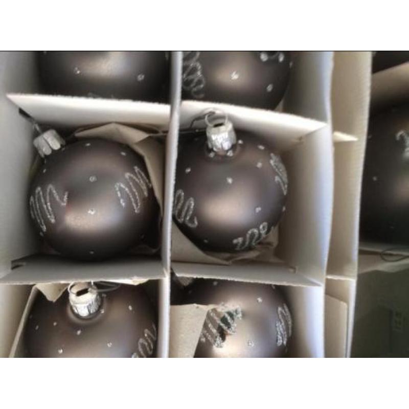 Complete set glazen kerstboomversiering
