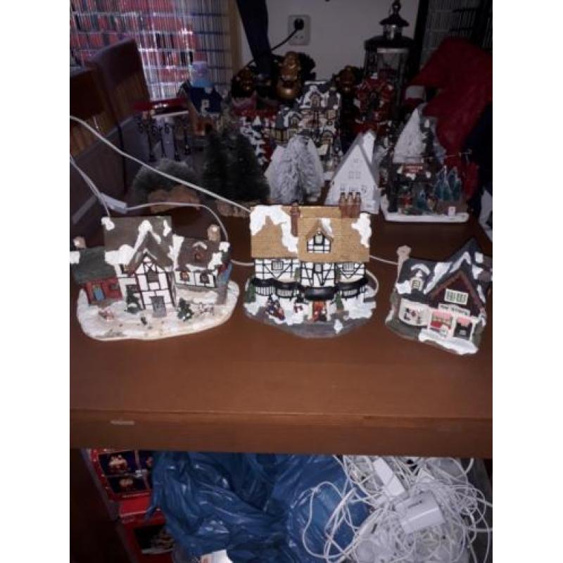 3 kersthuisjes voor uw kerstdorp