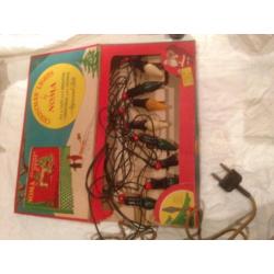 Oude antieke kerstlampjes kerstverlichting noma