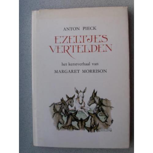 Ezeltjes vertelden - kerstverhaal gesigneerd Anton Pieck