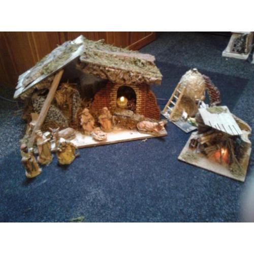 kersstal met toebehoren