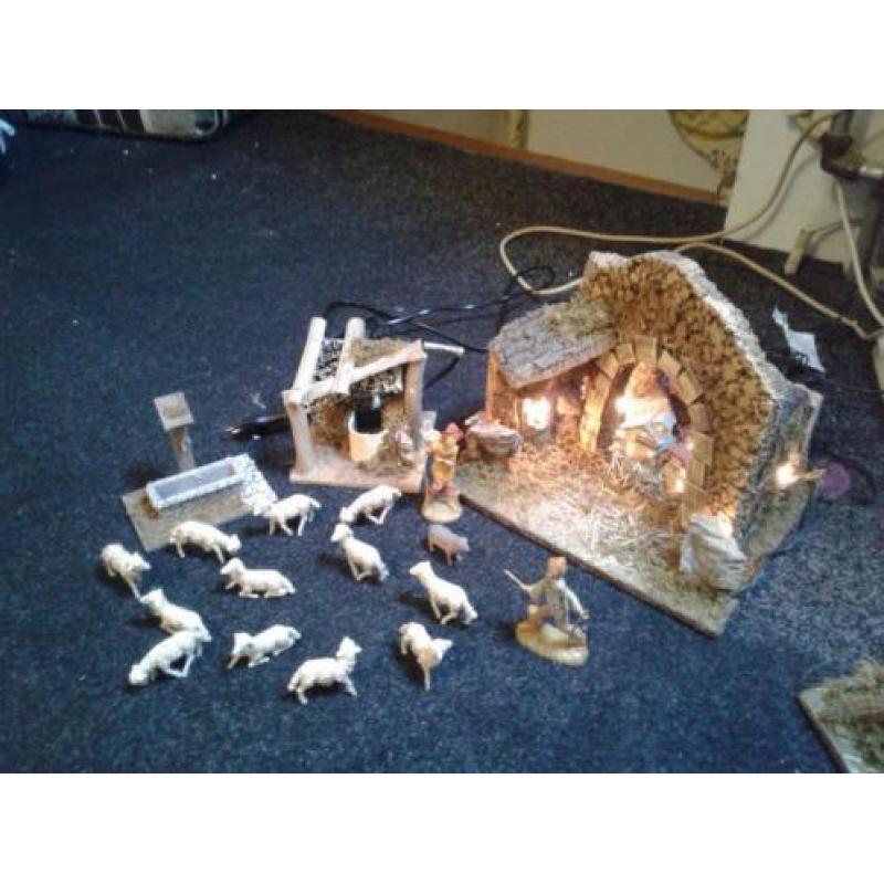kersstal met toebehoren