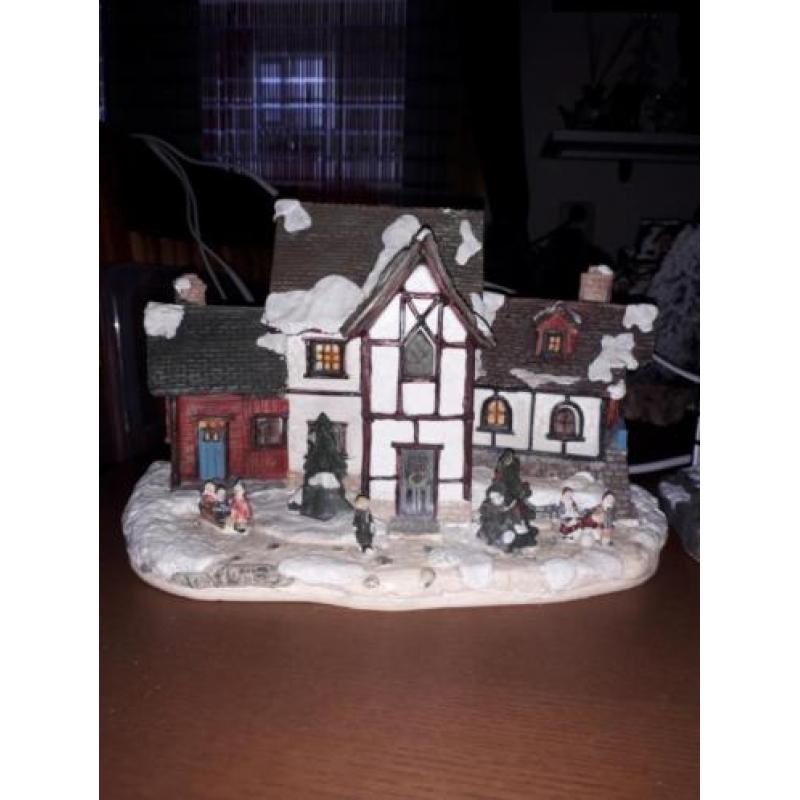 3 kersthuisjes voor uw kerstdorp