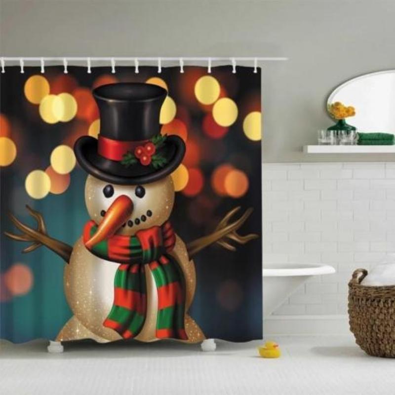 Super leuke douchegordijn (en) kerst decoratie NIEUW