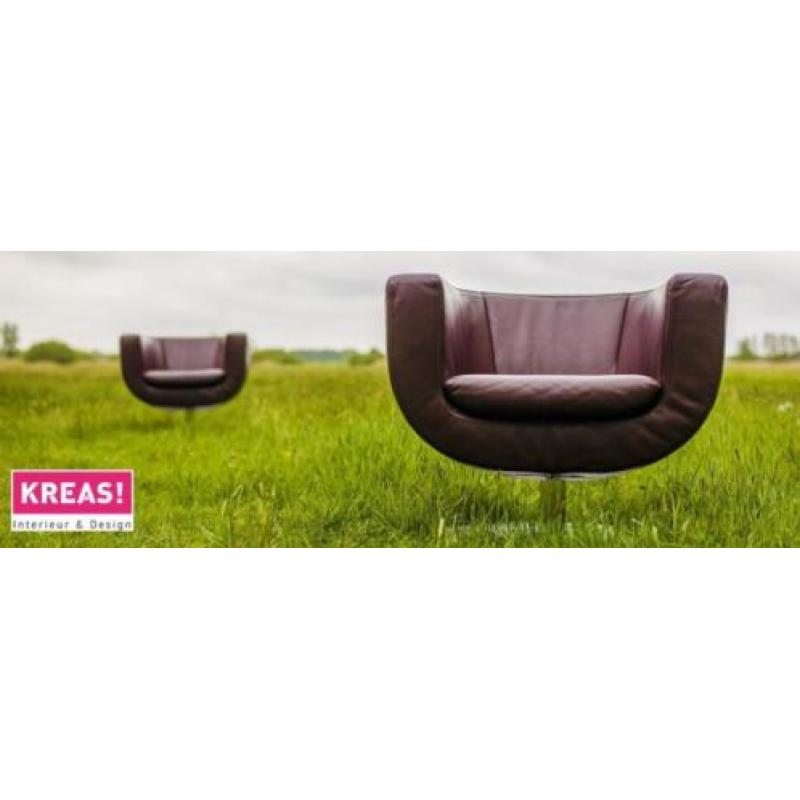 Leolux Wizard designfauteuil + 2000m2 meer Kreas! Design