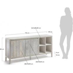Dressoir Woody 176 x 81 (Laforma, Kasten)