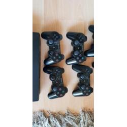 PS3 Slimline 1TB + 5 Controller met 36 orginele Top game