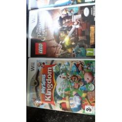 7 Wii spellen, bied per stuk/alles inéén