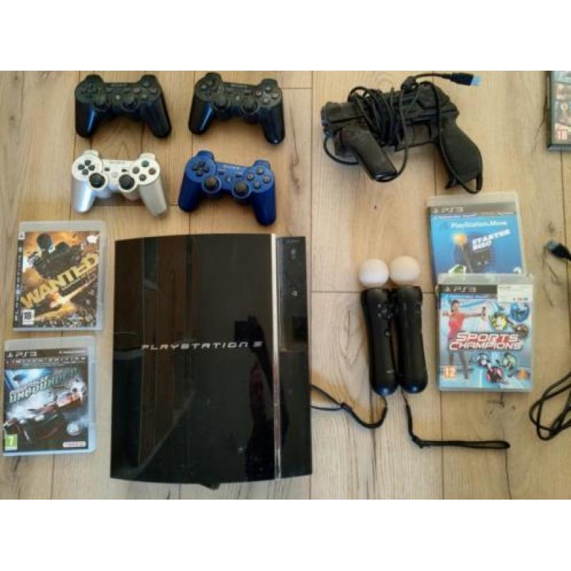 PS3 inclusief 50 van de beste spellen+ extra's