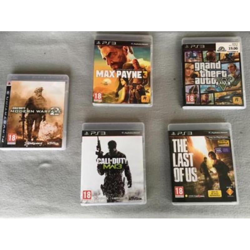 PlayStation 3 Slim + 7 spelen. Compleet met toebehoren!