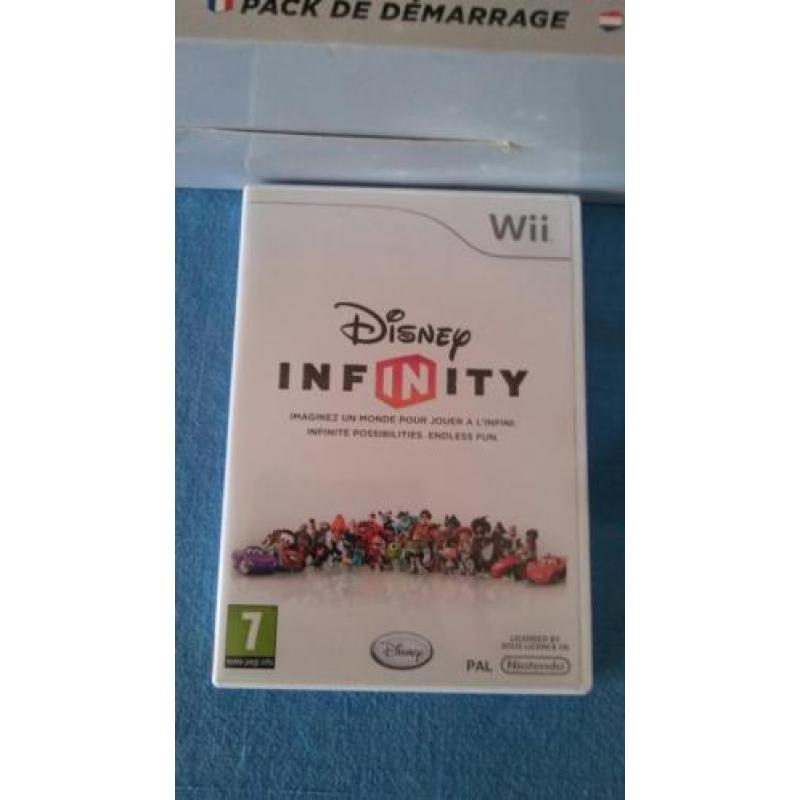 Wii Disney Onfinity pakket in doos met 5 figuren