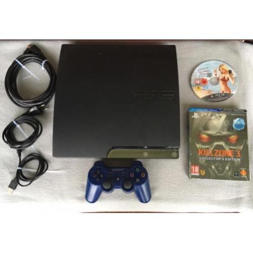 PlayStation 3 Slim + 7 spelen. Compleet met toebehoren!