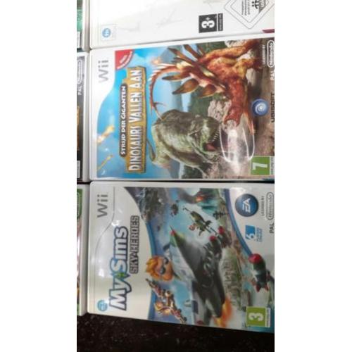 7 Wii spellen, bied per stuk/alles inéén
