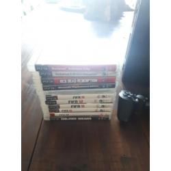 PlayStation 3 met controller en 11 games