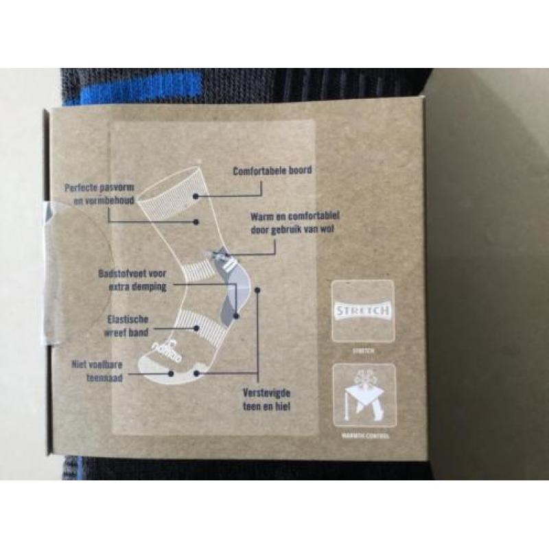 Nomad outdoor sokken setje 3 paren, MERINOWOL!! €10 ipv €60