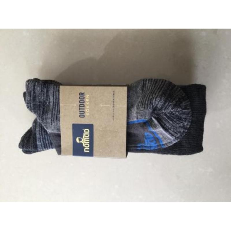Nomad outdoor sokken setje 3 paren, MERINOWOL!! €10 ipv €60