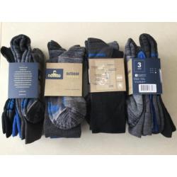 Nomad outdoor sokken setje 3 paren, MERINOWOL!! €10 ipv €60