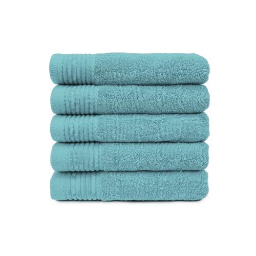 The One Badhanddoek 450 gram 70x140 cm Petrol (5 stuks)